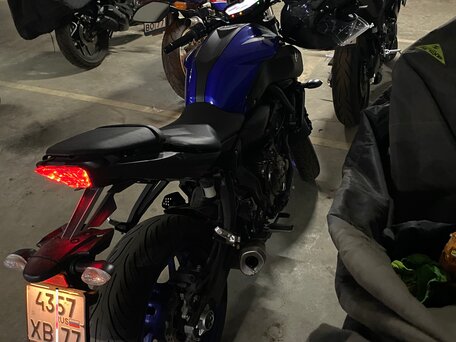 2021 Yamaha MT-07 (FZ-07), синий, 790000 рублей, вид 3