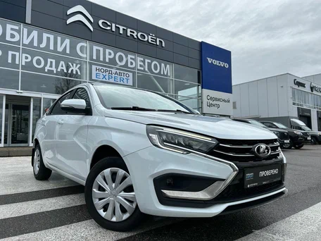 2023 Lada (ВАЗ) Vesta I Рестайлинг (NG), белый, 1150000 рублей, вид 1