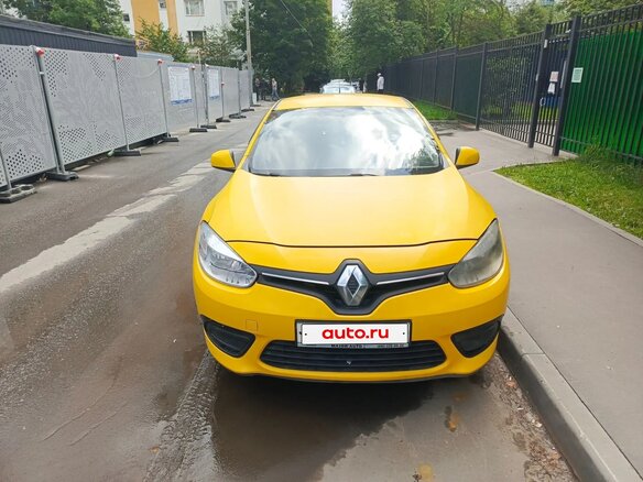 2014 Renault Fluence I Рестайлинг, жёлтый - вид 1