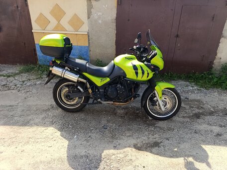 2001 Triumph Tiger 955i, зелёный, 410000 рублей, вид 4