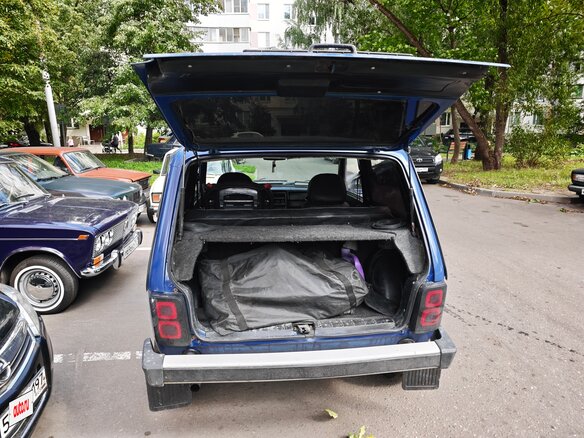 2007 Lada (ВАЗ) 2121 (4x4) I Рестайлинг, синий, 425000 рублей - вид 8