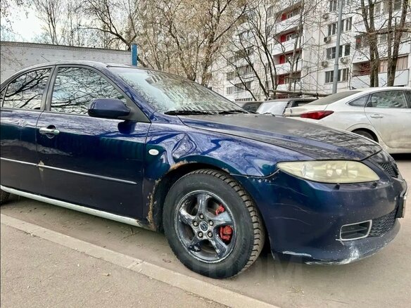 2007 Mazda 6 I (GG) Рестайлинг, синий, 199999 рублей - вид 5