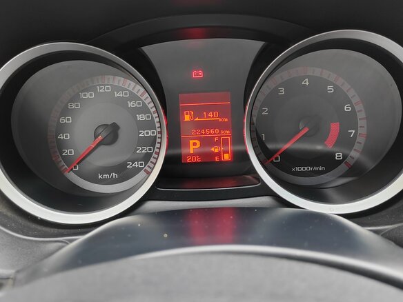 2008 Mitsubishi Lancer X, синий - вид 4