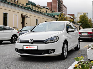 2011 Volkswagen Golf VI, белый, 1049000 рублей, вид 2