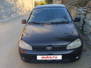 2010 Lada (ВАЗ) Kalina I, чёрный, 320000 рублей, вид 2