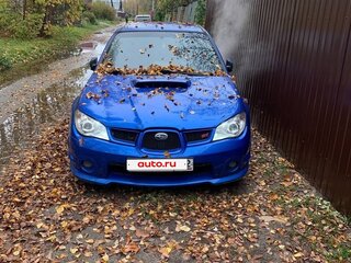 2006 Subaru Impreza WRX II Рестайлинг 2, синий, 1200000 рублей, вид 3