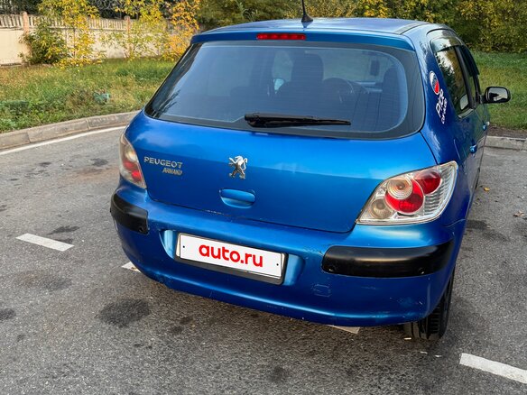 2004 Peugeot 307 I, синий, 180000 рублей - вид 3