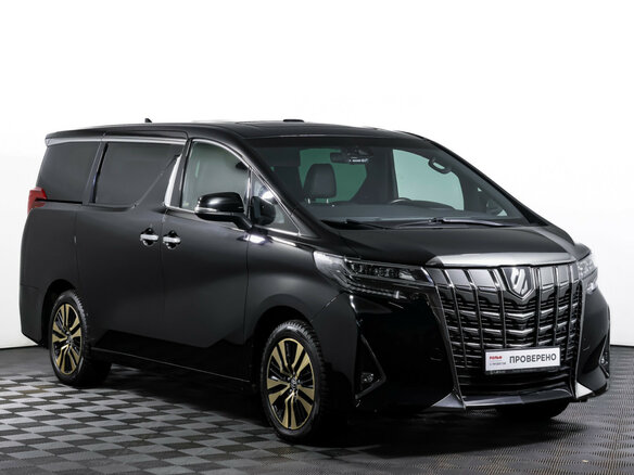 2021 Toyota Alphard III Рестайлинг, чёрный, 5760000 рублей - вид 2
