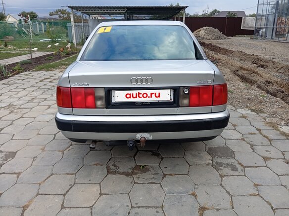 1991 Audi 100 IV (C4), серебристый, 320000 рублей - вид 5