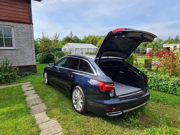 2019 Audi A6 40 TDI V (C8), синий, 4350000 рублей - вид 11