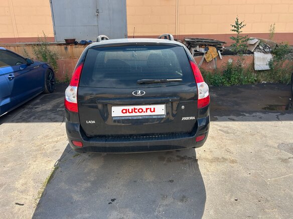 2012 Lada (ВАЗ) Priora I, чёрный - вид 1