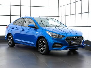 2017 Hyundai Solaris II, синий, 1249000 рублей, вид 3