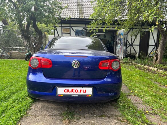 2007 Volkswagen Eos I, синий, 1100000 рублей - вид 8