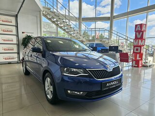 2019 Skoda Rapid I Рестайлинг, синий, 1699000 рублей, вид 4
