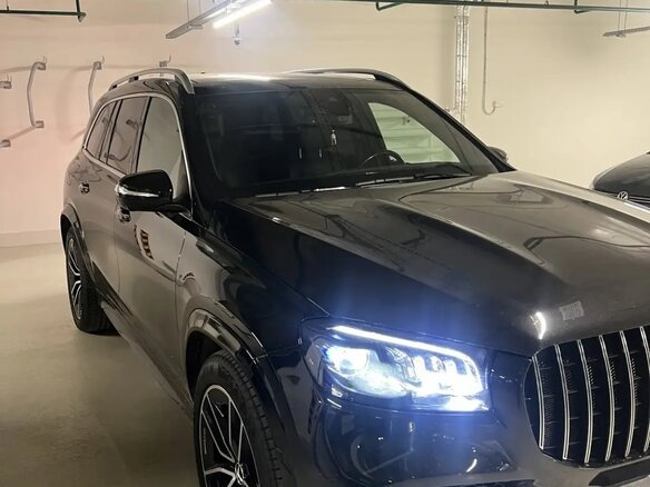 2021 Mercedes-Benz GLS 400 d II (X167), чёрный - вид 1