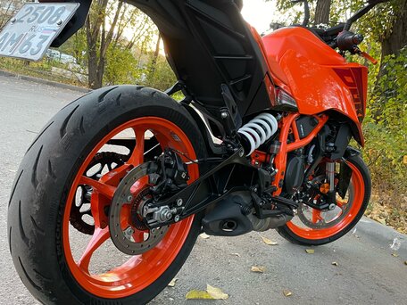 2024 KTM 390 Duke, золотистый, 555000 рублей, вид 2