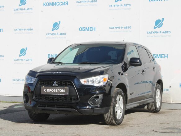 2013 Mitsubishi ASX I Рестайлинг, чёрный, 1110000 рублей