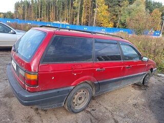1993 Volkswagen Passat B3, красный, 105000 рублей, вид 4