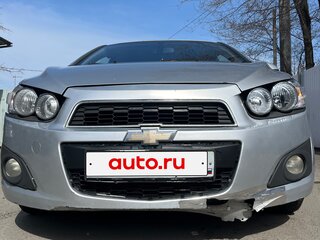 2012 Chevrolet Aveo II, серебристый, 400000 рублей, вид 2
