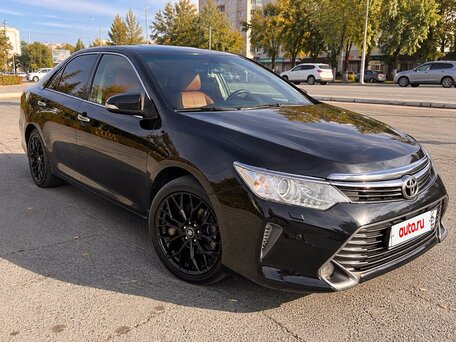 2017 Toyota Camry US Market VII (XV50) Рестайлинг, чёрный, 2350000 рублей, вид 2