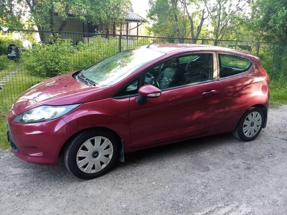 2008 Ford Fiesta Mk6, красный, 700000 рублей - вид 6