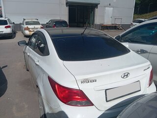 2015 Hyundai Solaris I Рестайлинг, белый, 632000 рублей, вид 5