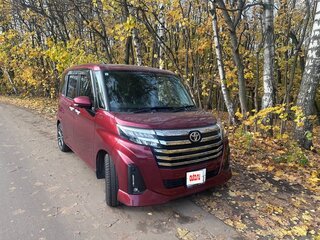 2021 Toyota Roomy I Рестайлинг, красный, 1390000 рублей, вид 2