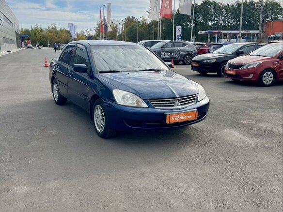2009 Mitsubishi Lancer Classic IX Рестайлинг, синий, 435000 рублей - вид 2