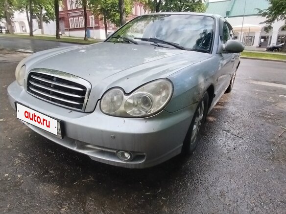 2004 Hyundai Sonata ТагАЗ IV (EF) Рестайлинг, серебристый, 245000 рублей - вид 5
