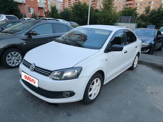 2014 Volkswagen Polo V, белый, 519000 рублей, вид 1