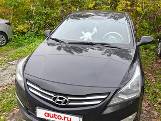 2014 Hyundai Solaris I Рестайлинг, чёрный, 1100000 рублей, вид 1