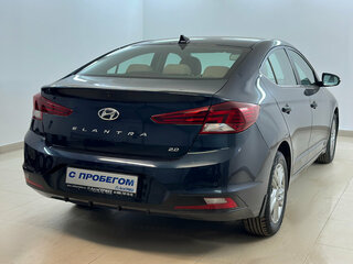 2019 Hyundai Elantra VI (AD) Рестайлинг, синий, 1530000 рублей, вид 4