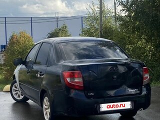 2012 Lada (ВАЗ) Granta I, синий, 120000 рублей, вид 4