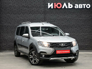 2021 Lada (ВАЗ) Largus Cross I Рестайлинг, серый, 1250000 рублей, вид 3
