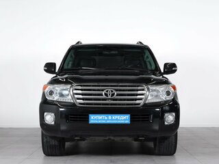 2012 Toyota Land Cruiser 200 Series Рестайлинг 1, чёрный, 3399000 рублей, вид 2