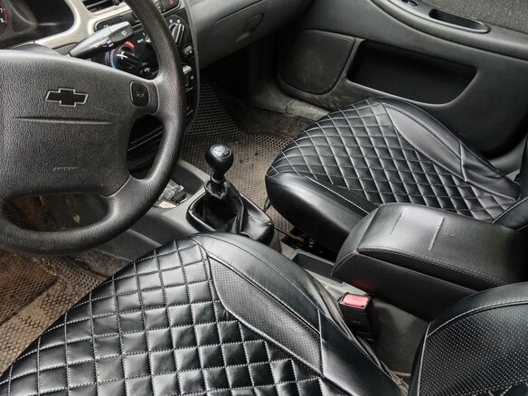 2008 Chevrolet Lanos I, серебристый, 220000 рублей - вид 3