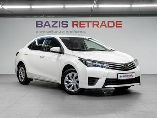 2014 Toyota Corolla XI (E160, E170, E180), белый, 1050000 рублей, вид 3