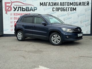 2015 Volkswagen Tiguan I Рестайлинг, синий, 1370000 рублей, вид 1