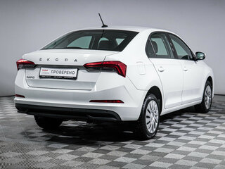 2021 Skoda Rapid II, белый, 1665000 рублей, вид 5