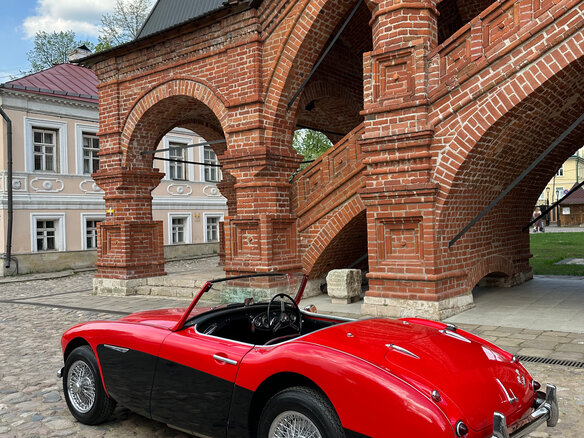 1960 Austin Healey 3000 5-speed I (BN7, BT7), красный, 6000000 рублей - вид 6