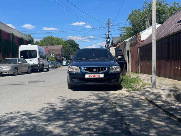 2008 Hyundai Accent ТагАЗ II, синий, 520000 рублей - вид 31