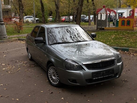 2007 Lada (ВАЗ) Priora I, серый, 180000 рублей - вид 1