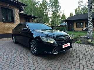 2016 Toyota Camry US Market VII (XV50) Рестайлинг, чёрный, 2000000 рублей, вид 1