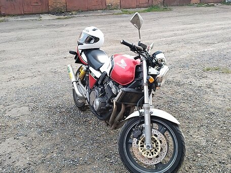 1993 Honda CB 400 Super Four, красный, 235000 рублей, вид 1