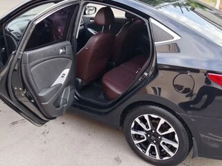 2014 Hyundai Solaris I Рестайлинг, чёрный, 815000 рублей, вид 4