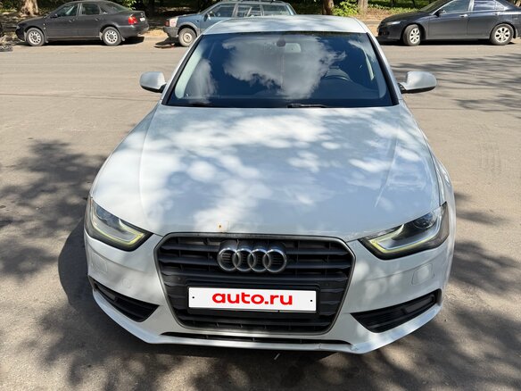 2012 Audi A4 IV (B8) Рестайлинг, белый, 920000 рублей - вид 1