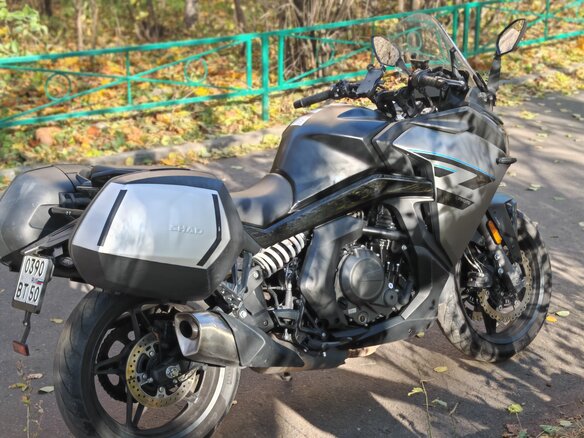 2022 CFMoto 650GT, серый, 480000 рублей - вид 4