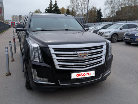 2016 Cadillac Escalade ESV IV, чёрный, 3550000 рублей, вид 1