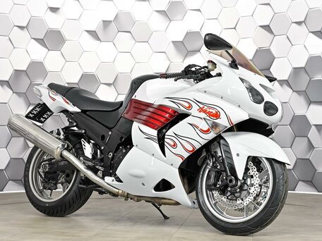 2007 Kawasaki ZZR 1400, белый, 599000 рублей, вид 1