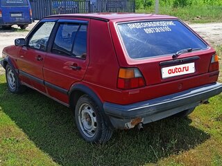 1990 Volkswagen Golf II, красный, 177000 рублей, вид 4
